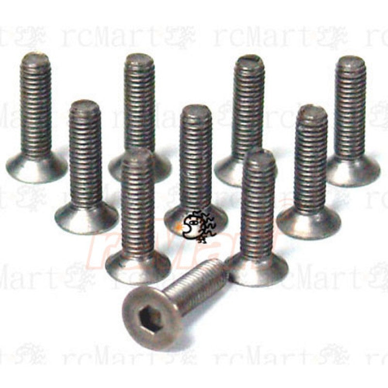 BHF-328 3X28MM FLATHEAD TITANIUM SCREWS