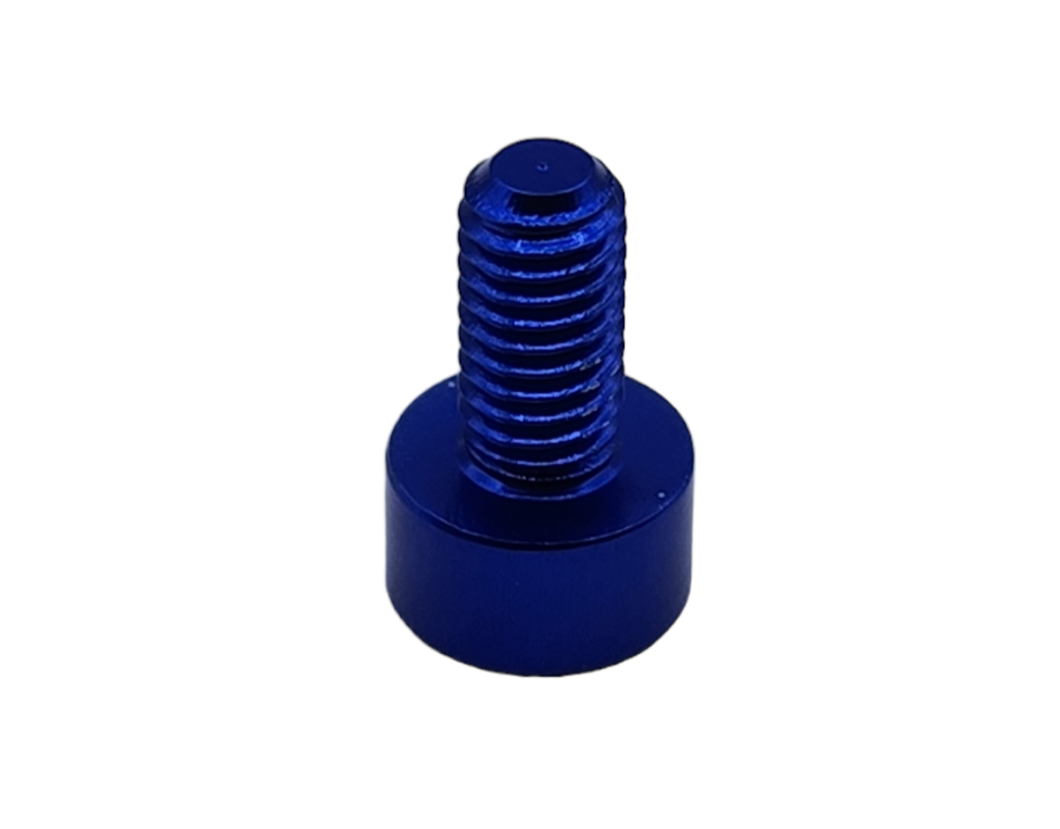 BLUE CAP HEAD ALUMINUM SCREW PACK -10PCS (blue)