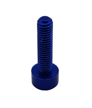 Load image into Gallery viewer, BLUE CAP HEAD ALUMINUM SCREW PACK -10PCS (blue)
