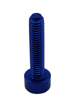 Load image into Gallery viewer, BLUE CAP HEAD ALUMINUM SCREW PACK -10PCS (blue)
